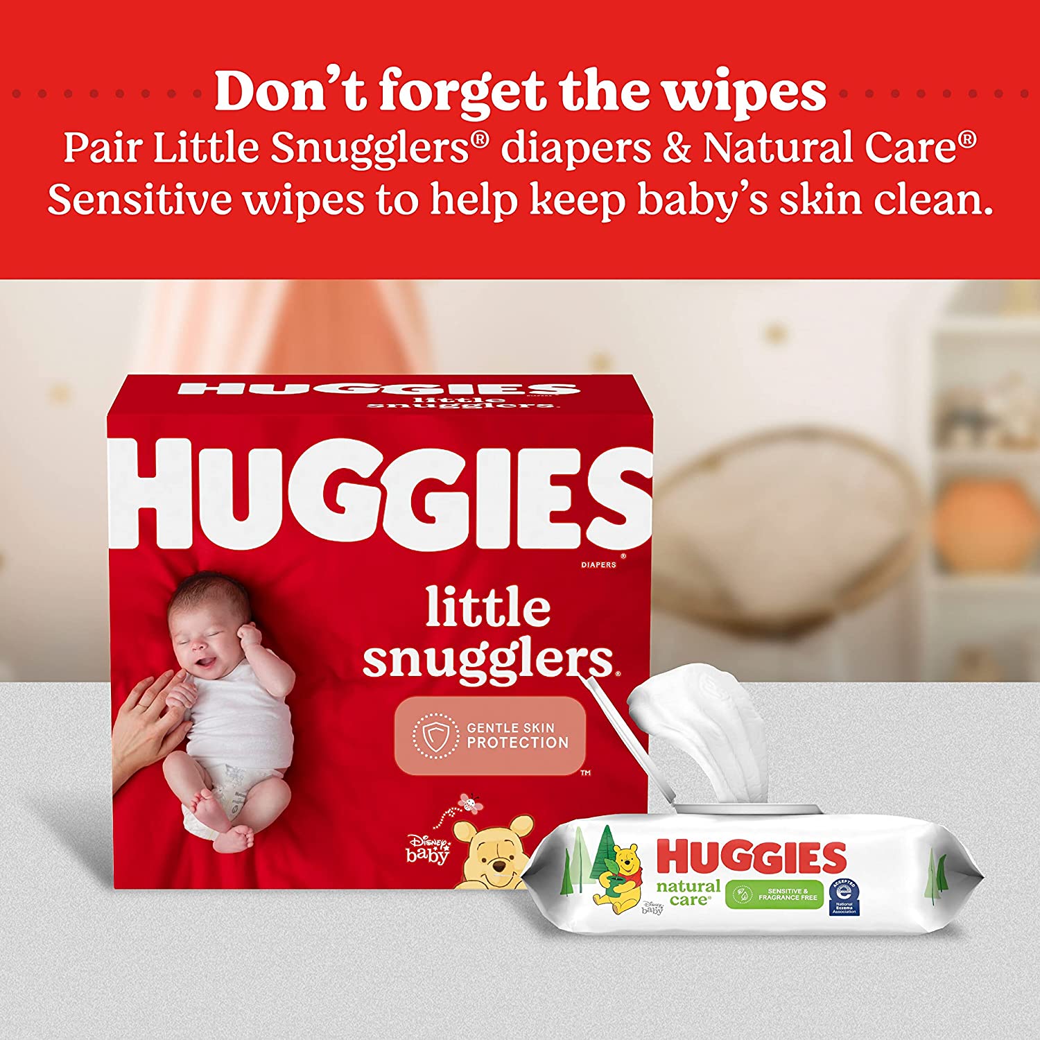 Baby Diapers Size Newborn (up to 10 lbs), 76ct, Huggies Little Snugglers - Image 11